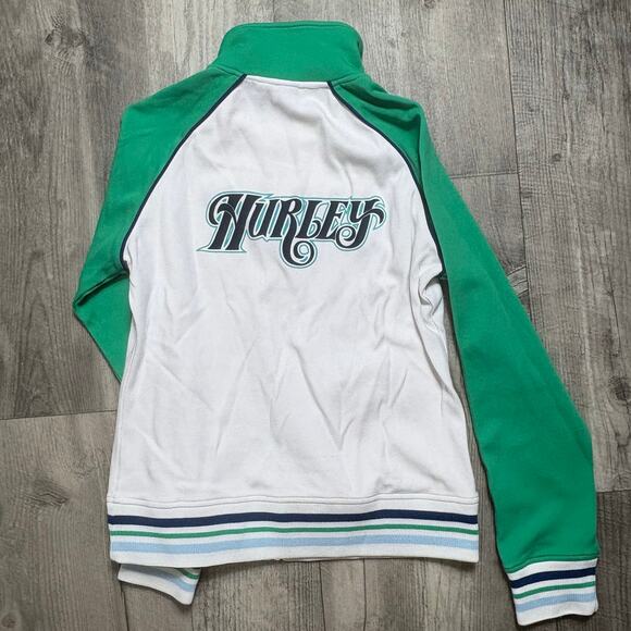 Hurley Women’s Logo Zip Up Jacket size medium - Picture 1 of 3